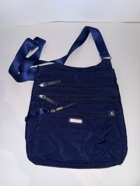 Baggallini Navy Blue Crossbody Messenger Bag